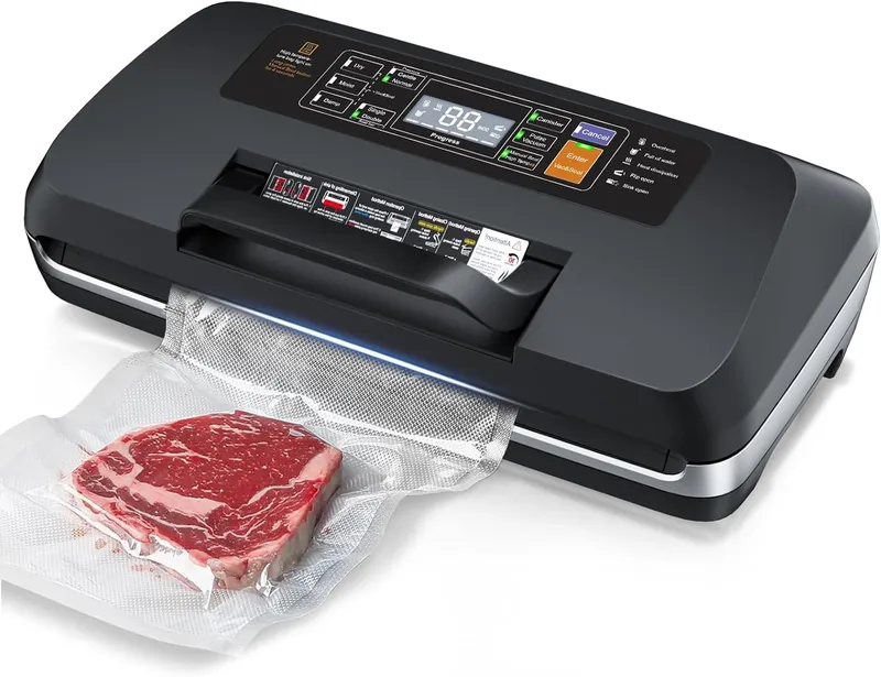 LKKNC 95kpa Vacuum Sealer Machine,Commercial Fully Automatic Food Sealer